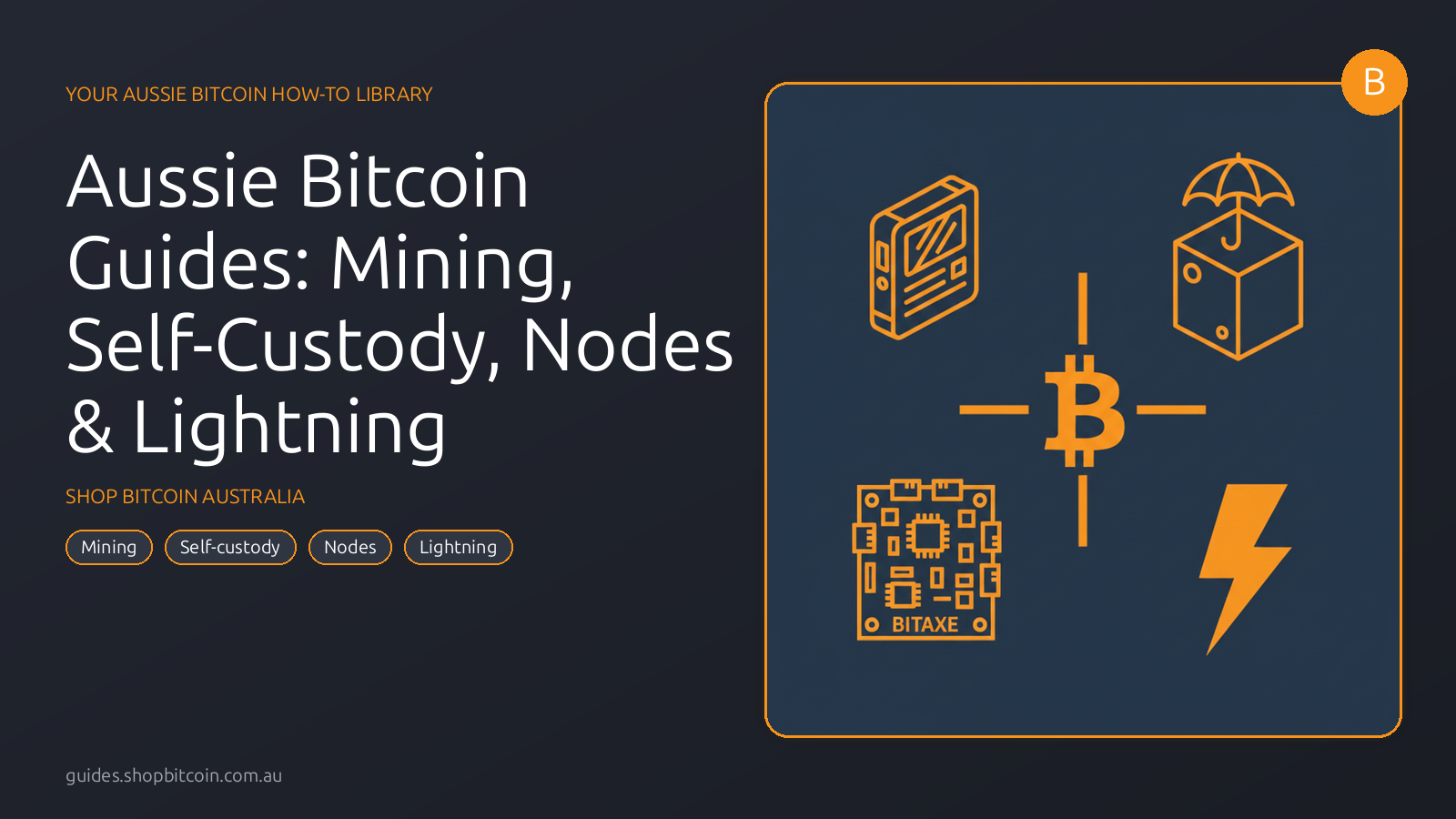 Aussie Bitcoin Guides — Mining, Self-Custody, Nodes & Lightning — SBA ...